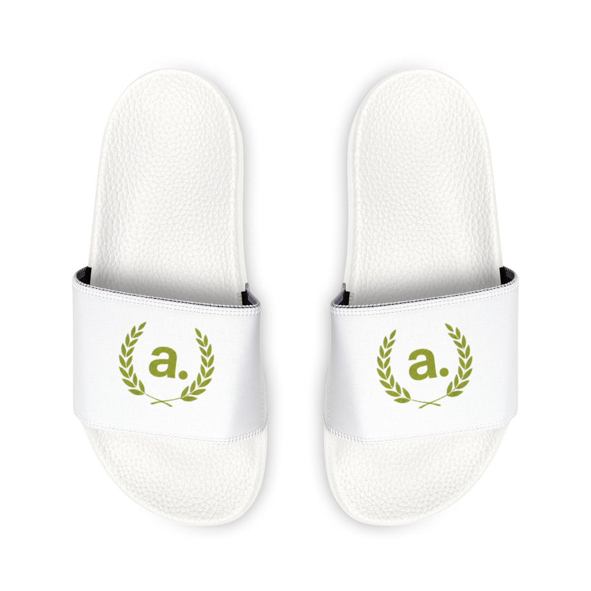 Laurel Wreath Initial Slide Sandals Youth Slides
