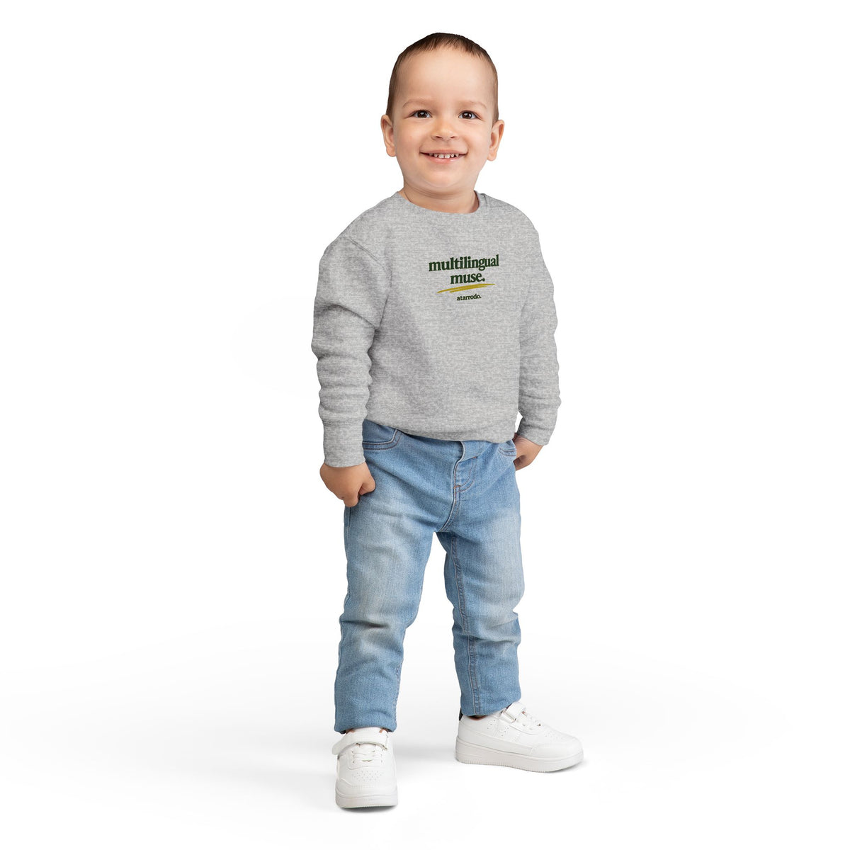 Multilingual Muse toddler sweatshirt