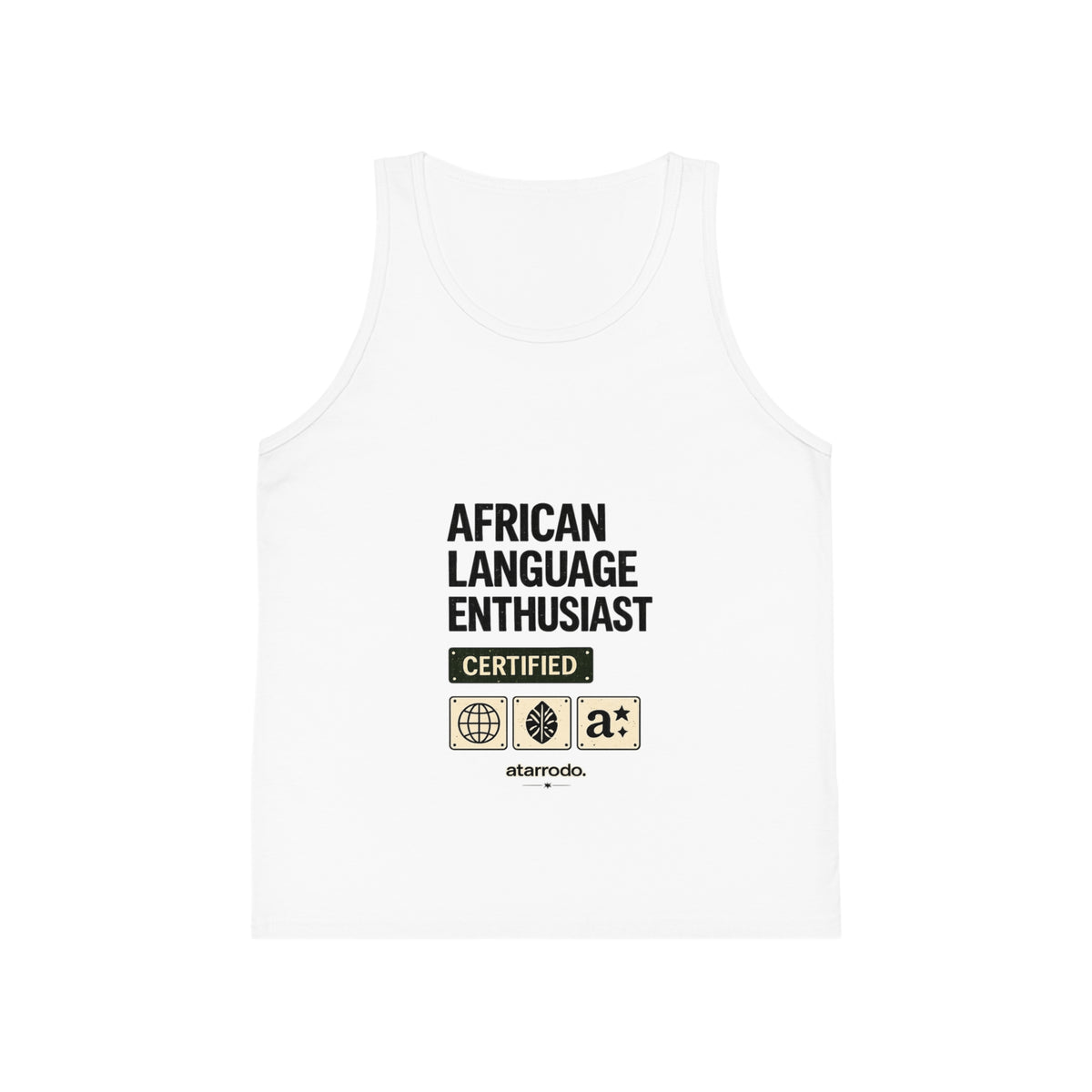 African Language Enthusiast certified Kid Tank Top