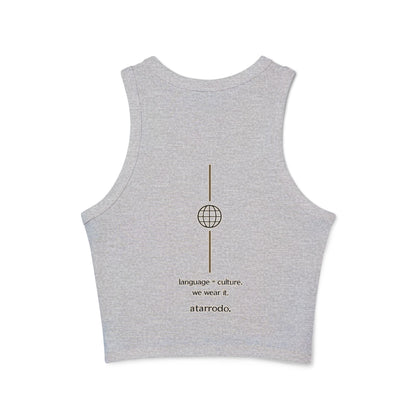Learn it, Live it | Women's Micro Rib Racer Tank Top