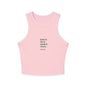 Learn it, Live it | Women's Micro Rib Racer Tank Top