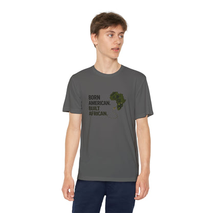 Born American Built African T-Shirt | Kids Tee