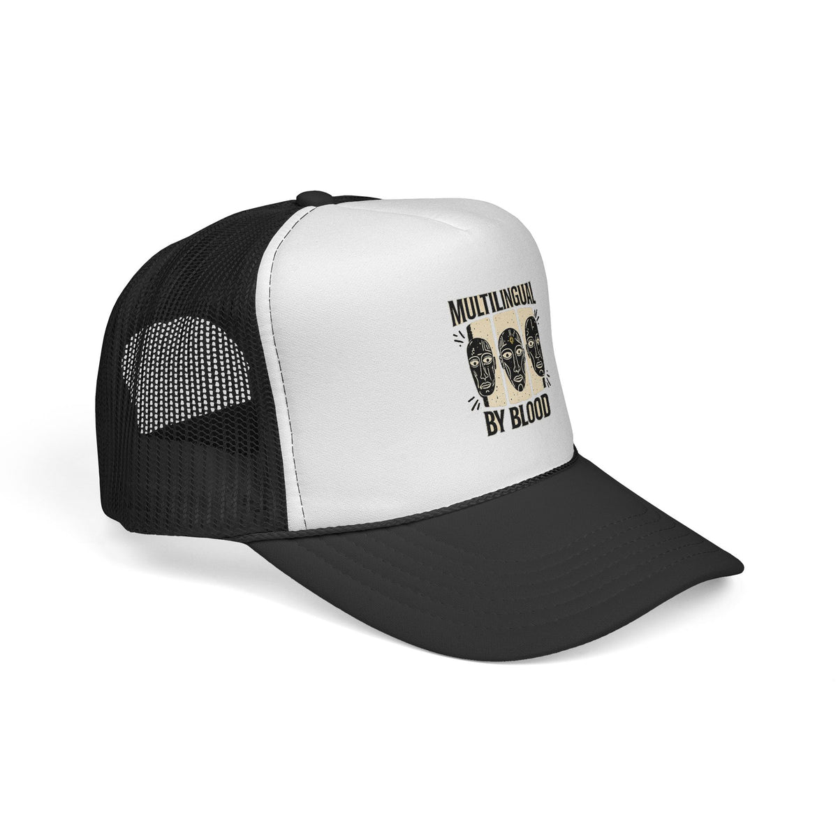 Multilingual by Blood Trucker Caps