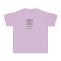 learn it. live it. speak it. own it. Youth Tee