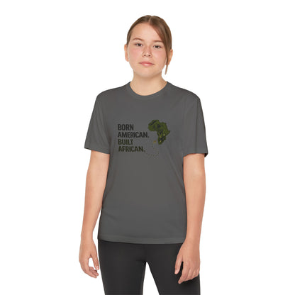 Born American Built African T-Shirt | Kids Tee