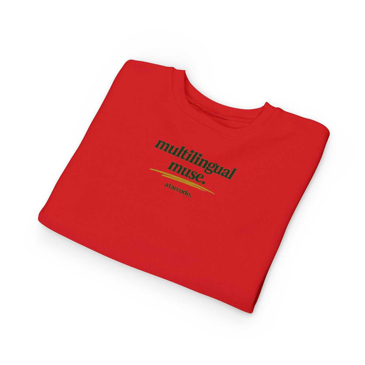 Multilingual Muse toddler sweatshirt