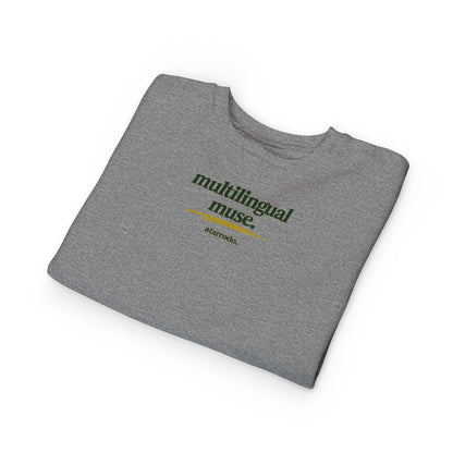 Multilingual Muse toddler sweatshirt