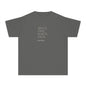 learn it. live it. speak it. own it. Youth Tee