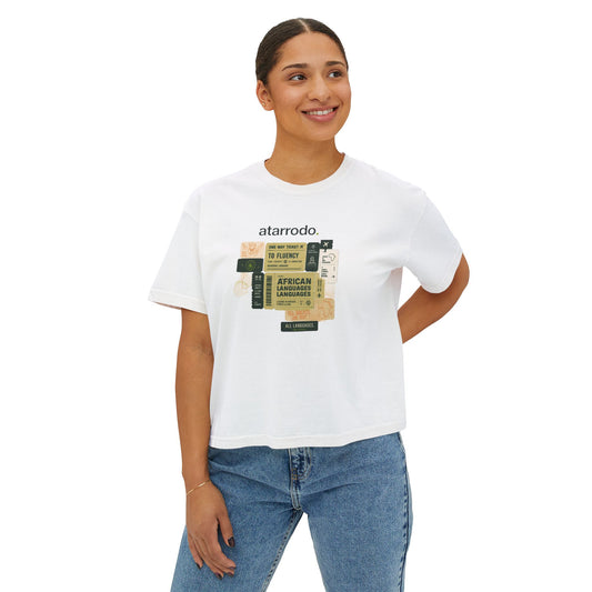 Fluency in African Languages | Women's Boxy Tee