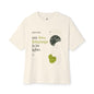 My love language is in African languages Tee | Abstract face art, green moon accents