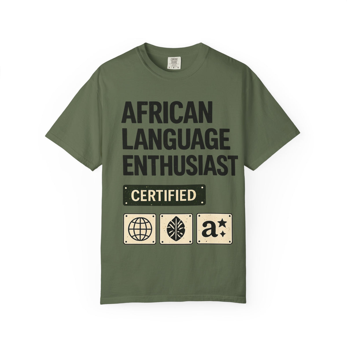 African Language Enthusiast | Unisex Garment-Dyed T-shirt