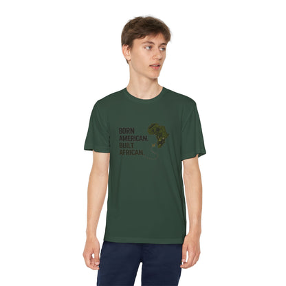 Born American Built African T-Shirt | Kids Tee