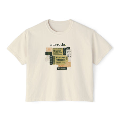 Fluency in African Languages | Women's Boxy Tee