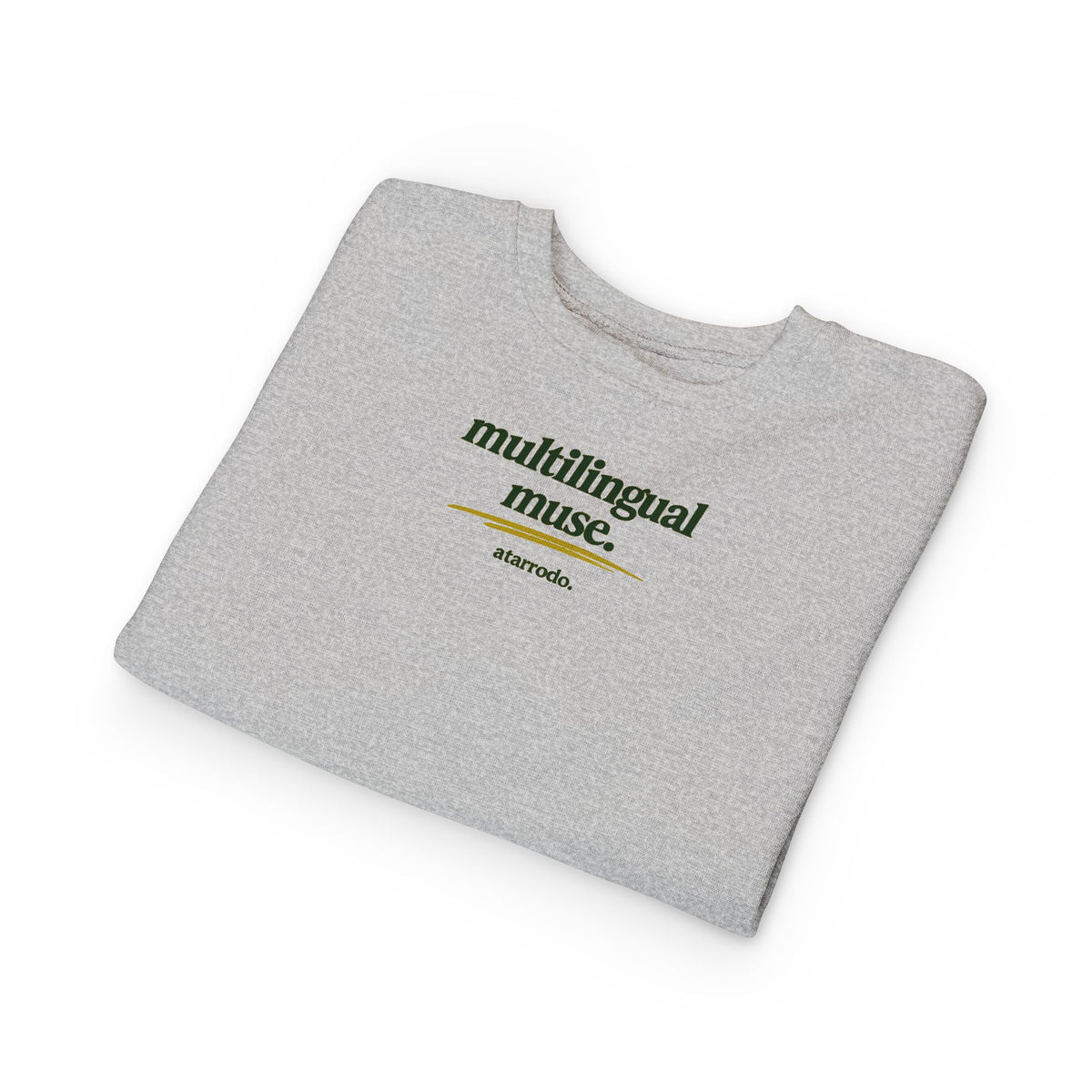 Multilingual Muse toddler sweatshirt
