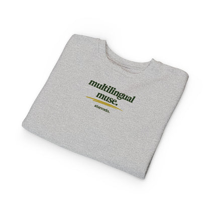 Multilingual Muse toddler sweatshirt
