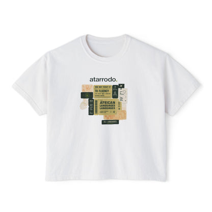 Fluency in African Languages | Women's Boxy Tee