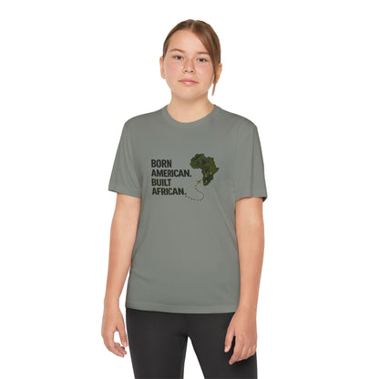 Born American Built African T-Shirt | Kids Tee