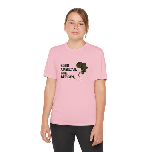 Born American Built African T-Shirt | Kids Tee