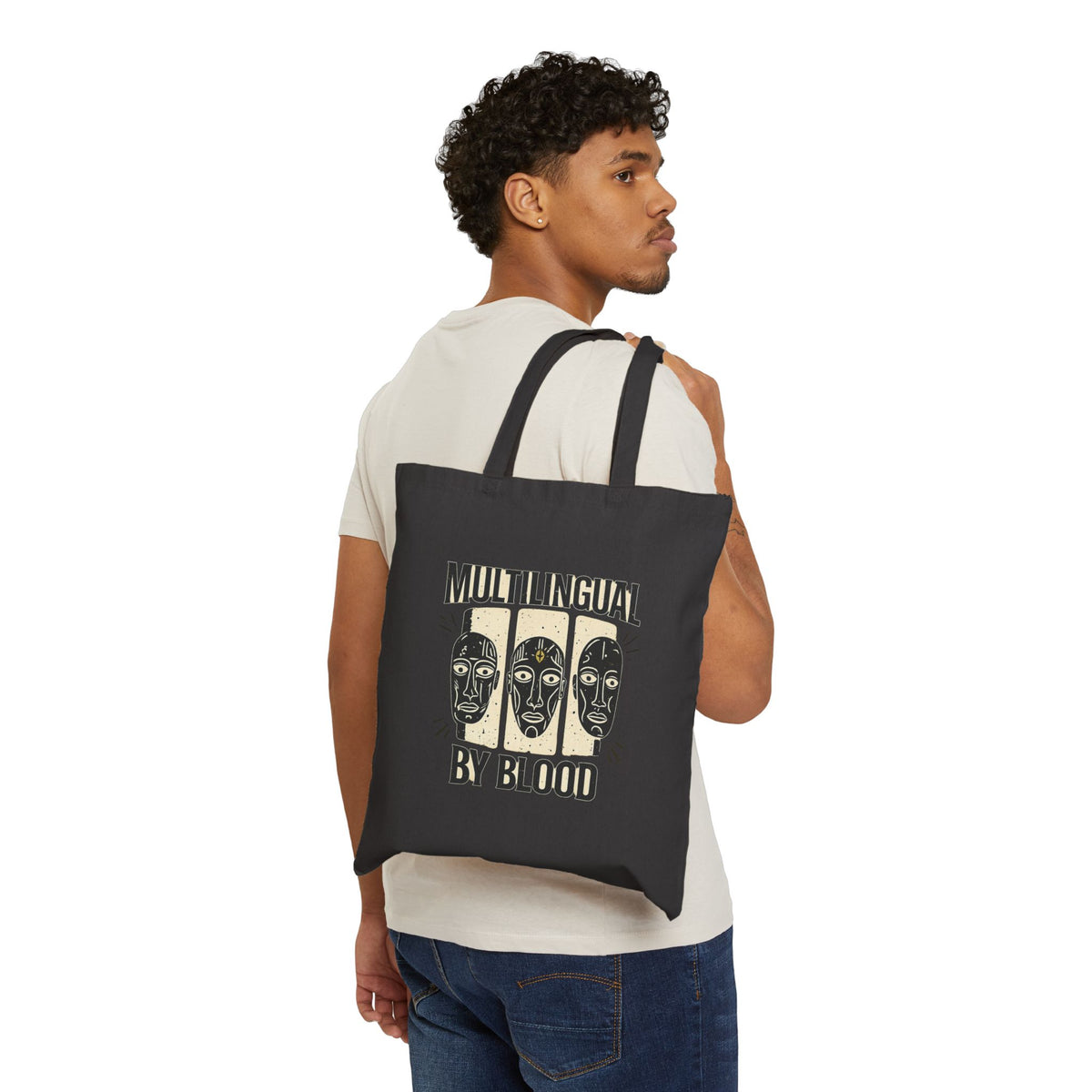 Multilingual by Blood | Cotton Canvas Tote Bag