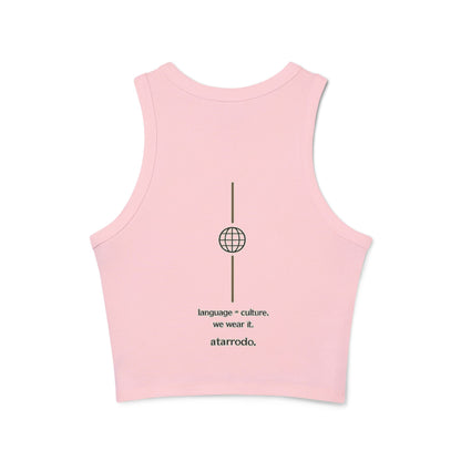 Learn it, Live it | Women's Micro Rib Racer Tank Top