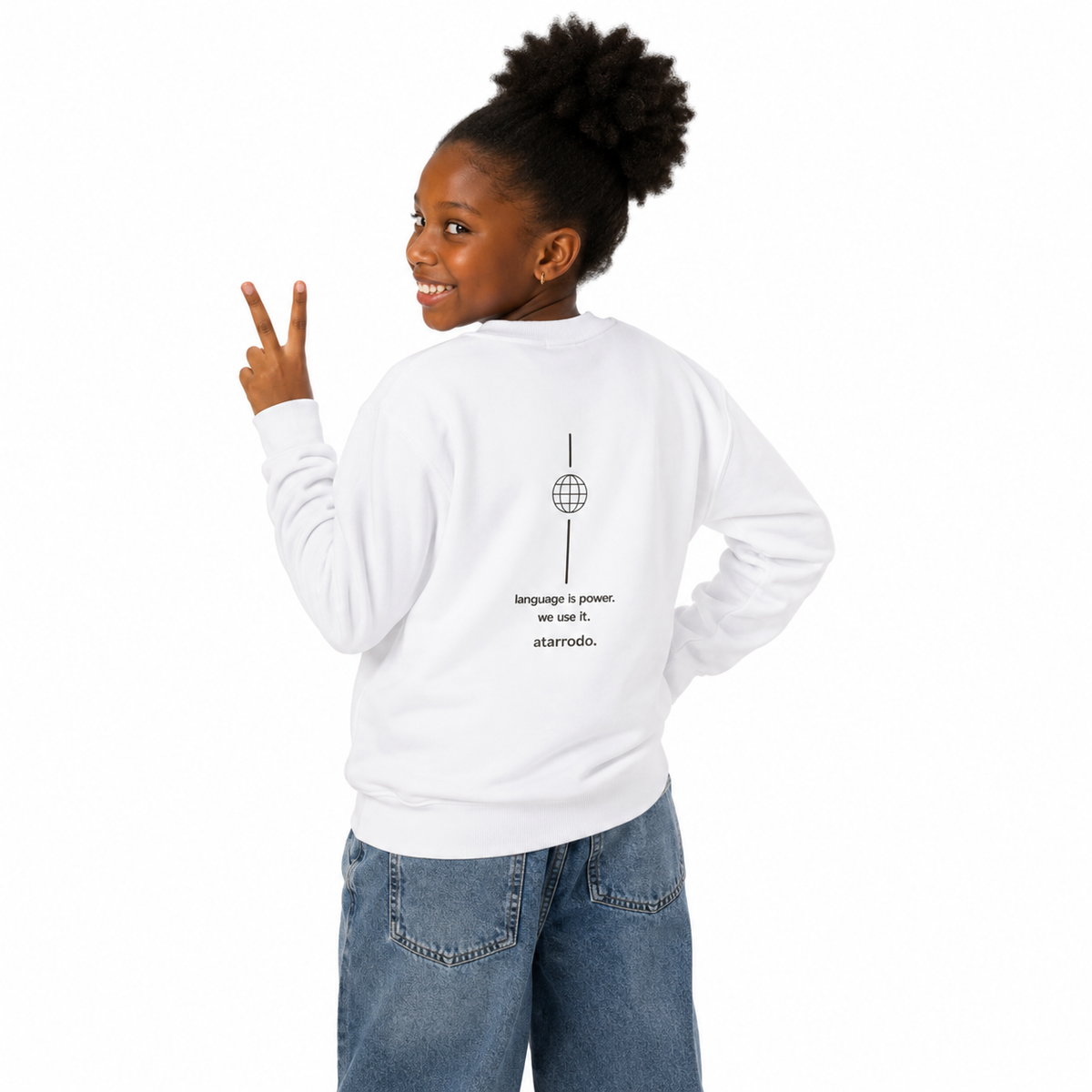 African Girls Speak Different Youth Sweatshirt
