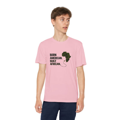 Born American Built African T-Shirt | Kids Tee