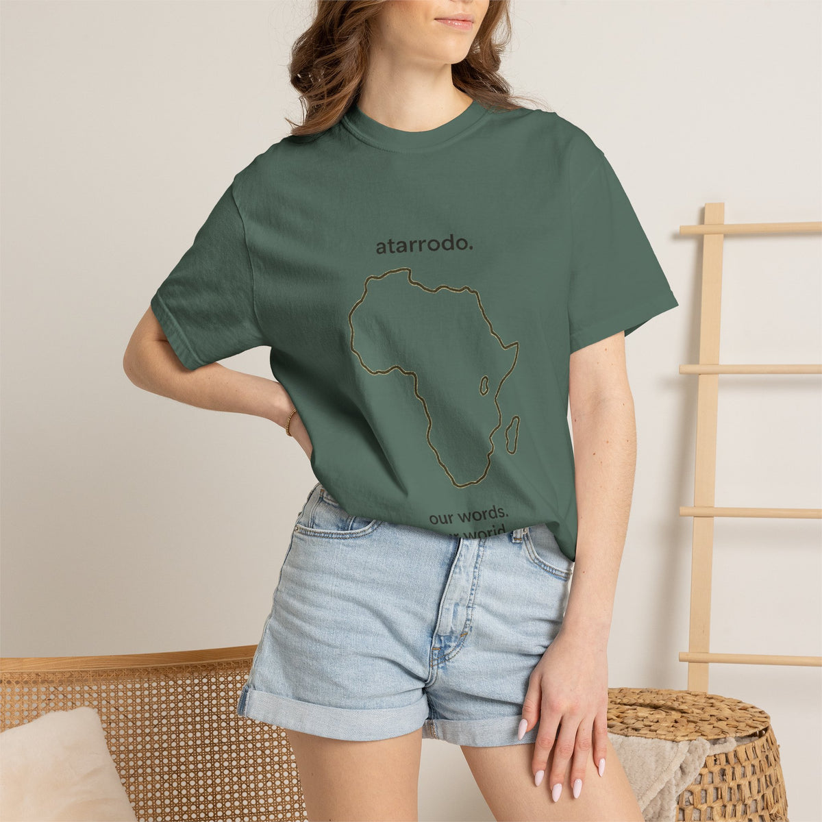 Atarrodo Map | Unisex Garment-Dyed T-shirt