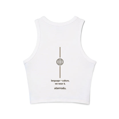 Learn it, Live it | Women's Micro Rib Racer Tank Top