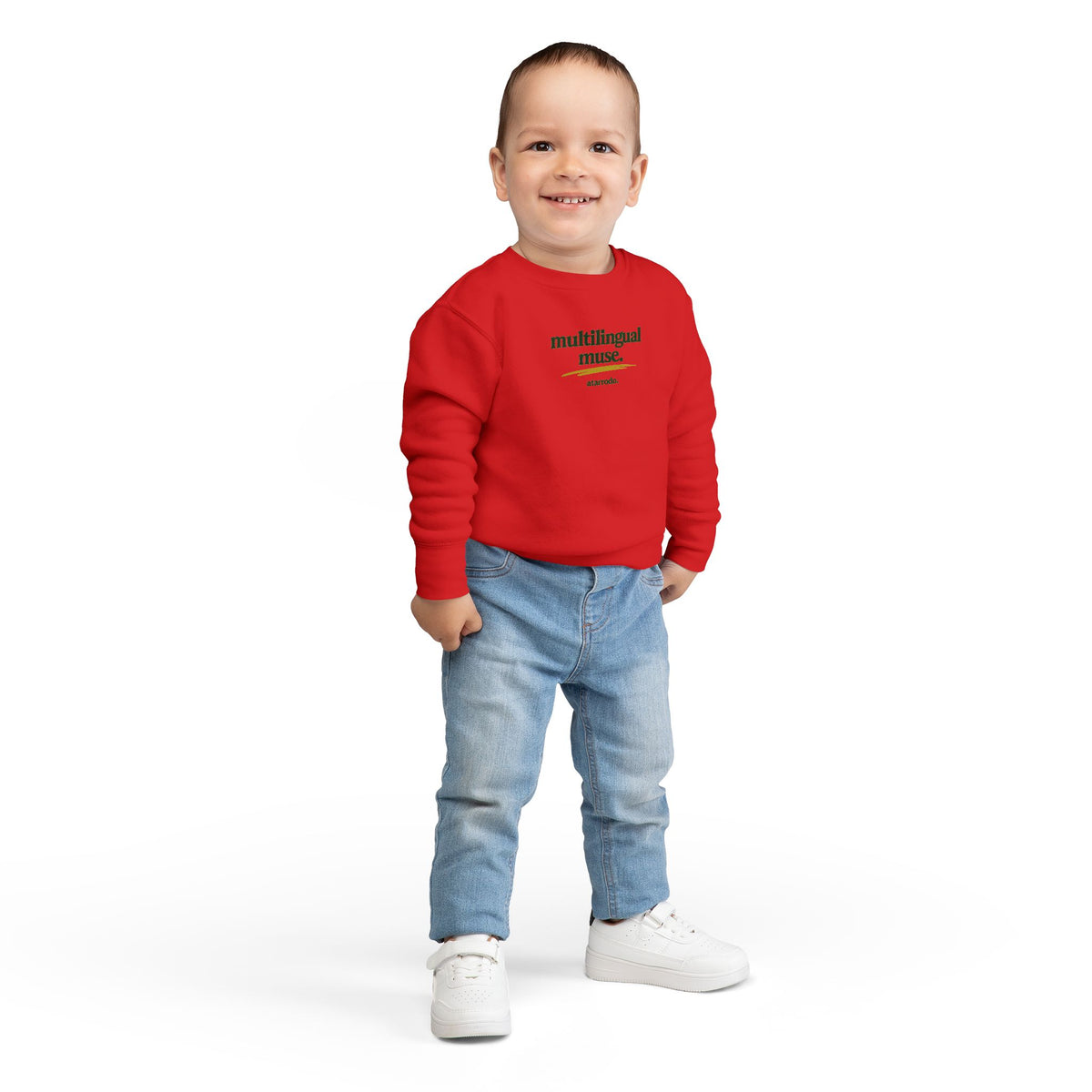 Multilingual Muse toddler sweatshirt