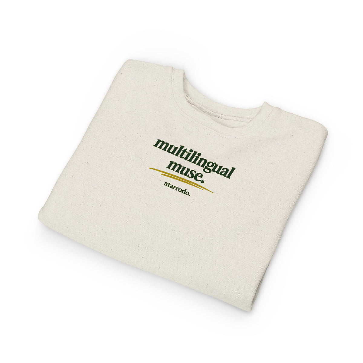 Multilingual Muse toddler sweatshirt