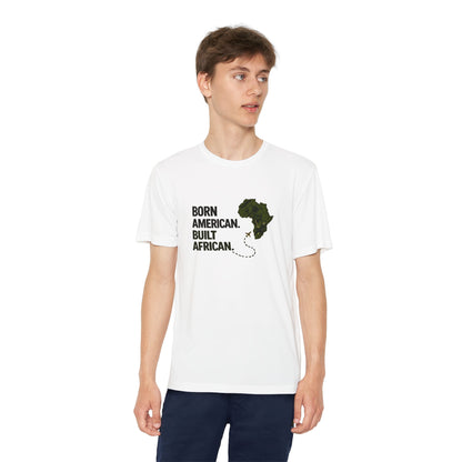 Born American Built African T-Shirt | Kids Tee