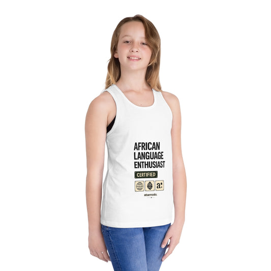 African Language Enthusiast certified Kid Tank Top