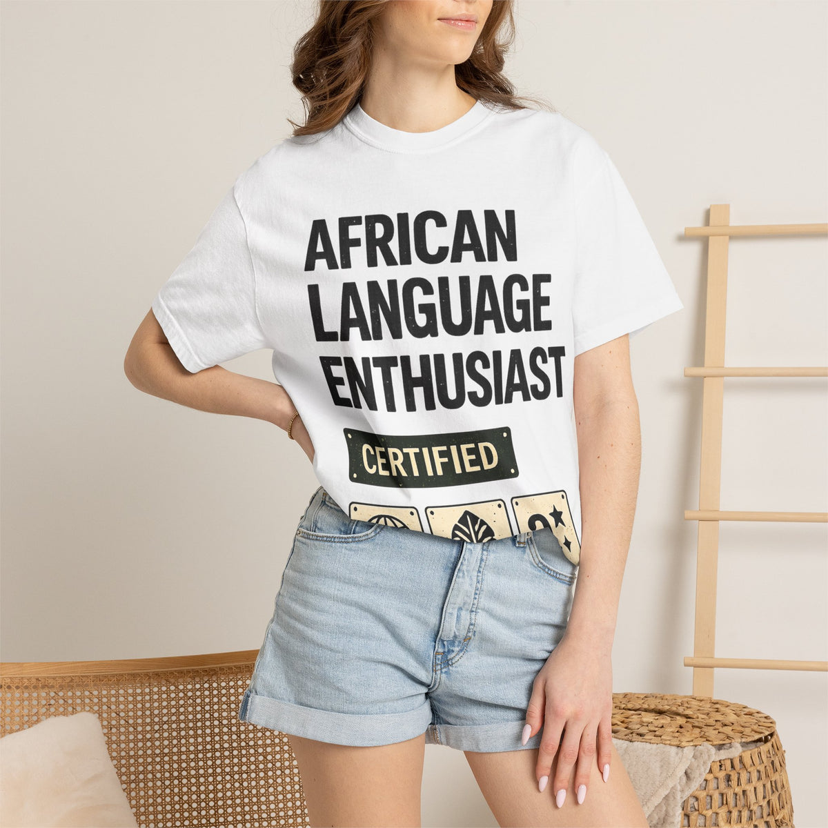 African Language Enthusiast | Unisex Garment-Dyed T-shirt