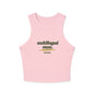 Multilingual Muse | Women's Micro Rib Racer Tank Top