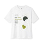 My love language is in Fula Tee | Abstract face art, green moon accents