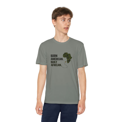 Born American Built African T-Shirt | Kids Tee