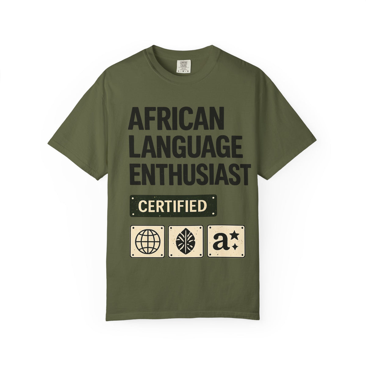 African Language Enthusiast | Unisex Garment-Dyed T-shirt