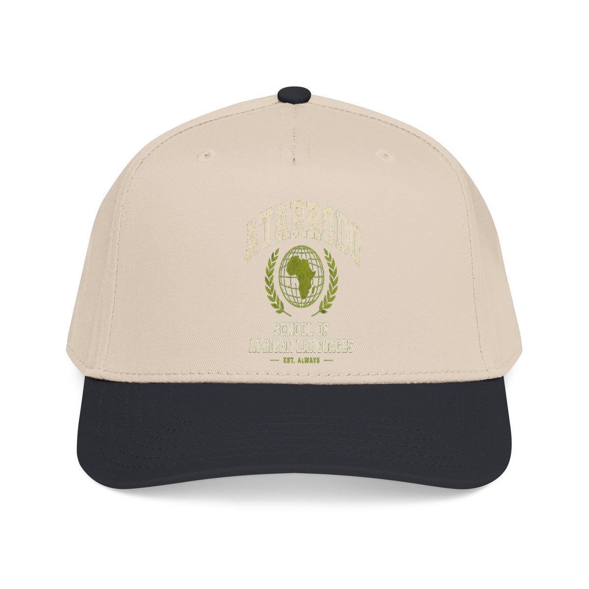 Atarrodo Mid Profile Baseball Cap | Two-Tone khaki green