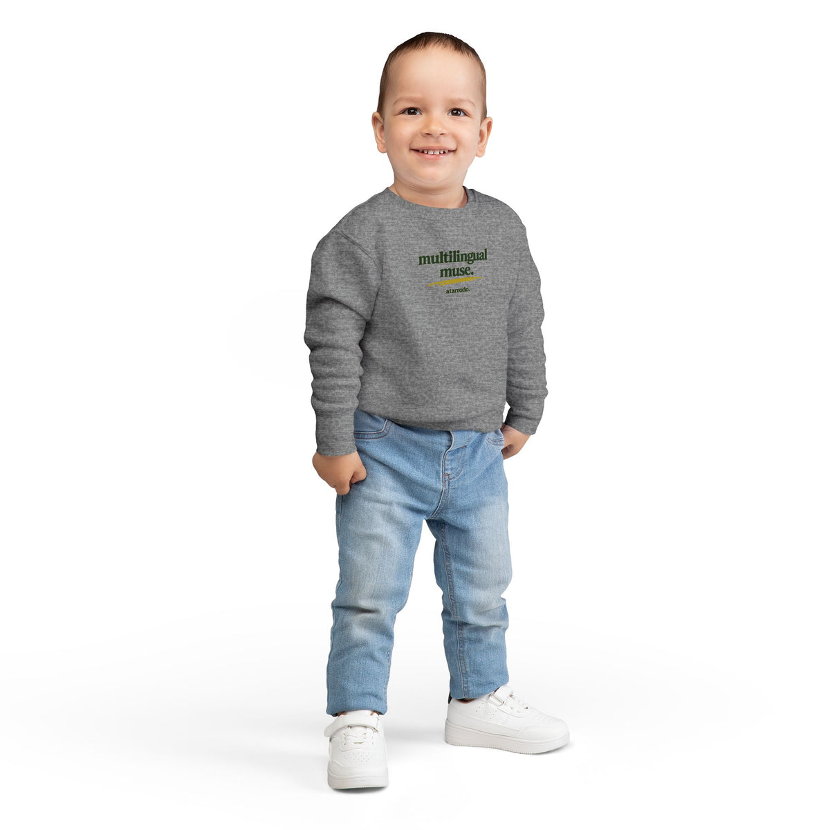 Multilingual Muse toddler sweatshirt