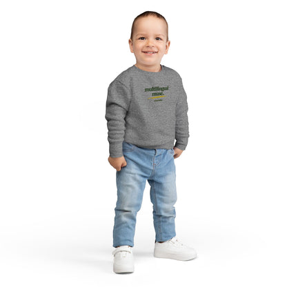 Multilingual Muse toddler sweatshirt
